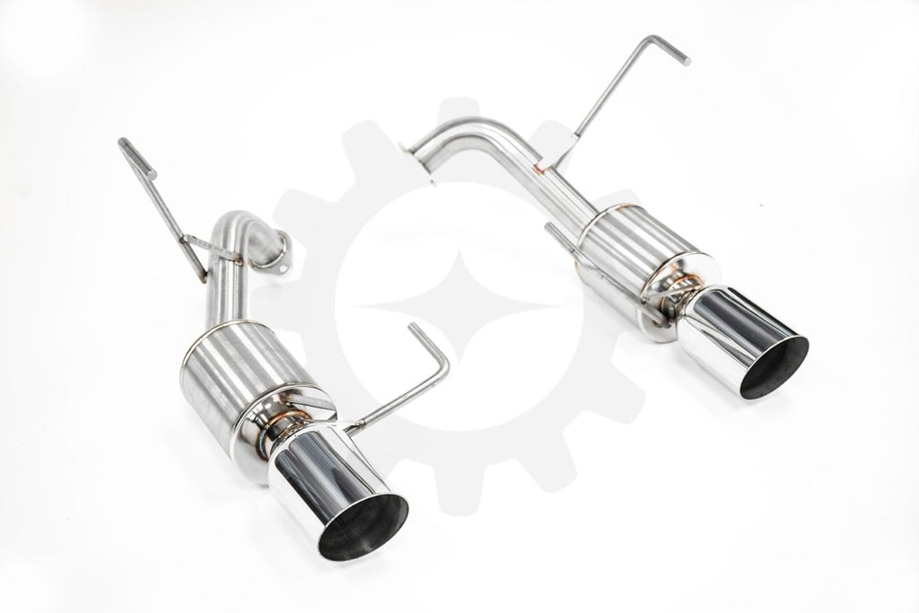 Nameless Performance Axle Back Exhaust w/ Mufflers 4in Single Wall Tips 2014-2017 Forester XT