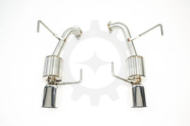 Nameless Performance Axle Back Exhaust w/ Mufflers 4in Single Wall Tips 2014-2017 Forester XT