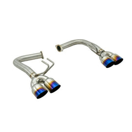 Nameless Performance Axle Back Neochrome Tips for Invidia Q300 / R400 Catback Exhaust Systems 2011-2021 WRX Sedan / 2011-2021 STI Sedan