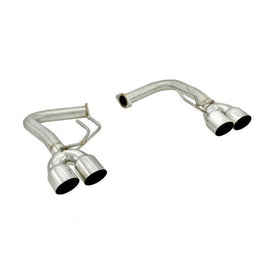 Nameless Performance Axle Back Polished Tips for Invidia Q300 / R400 Catback Exhaust Systems 2011-2021 WRX Sedan / 2011-2021 STI Sedan
