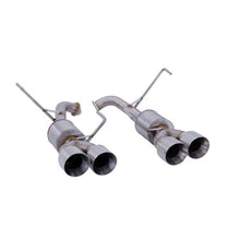 Load image into Gallery viewer, Nameless Performance Axle Back w/ 4" Double Wall Polished Tips and 5" Mufflers 2022-2024 WRX