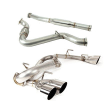 Load image into Gallery viewer, Nameless Catback 3.5" Single Wall Polished Tips 11-14 WRX Hatchback / 08-14 STI Hatchback