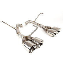 Load image into Gallery viewer, Nameless Performance Catback 4" Double Wall Polished Tips 2022-2024 WRX