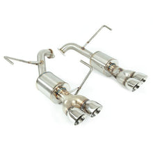 Load image into Gallery viewer, Nameless Performance Catback w/ 3" Double Wall Polished Tips and 5" Mufflers 2022-2024 WRX