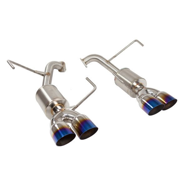 Nameless Performance Catback w/ 3.5" Single Wall Neochrome Tips and 5" Mufflers 2022-2024 WRX