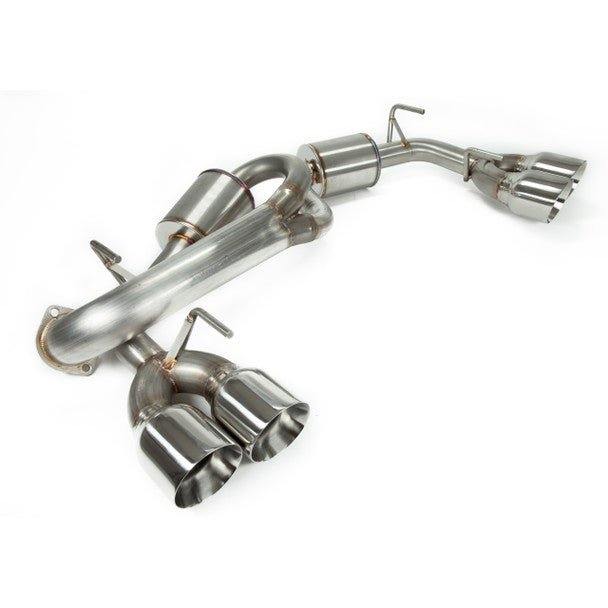 Nameless Performance Catback w/ 4" Double Wall Polished Tips and 5" Mufflers 2011-2014 WRX Hatchback / 2008-2014 STI Hatchback