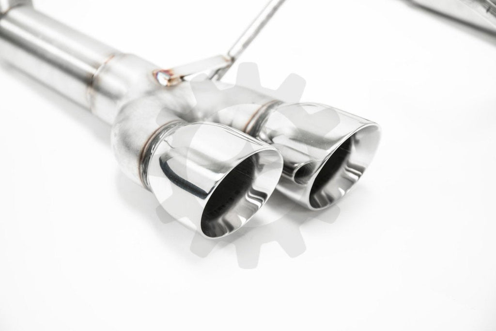 Nameless Performance Axle Back 3" Double Wall Polished Tips 2015-2021 WRX / 2015-2018 STI
