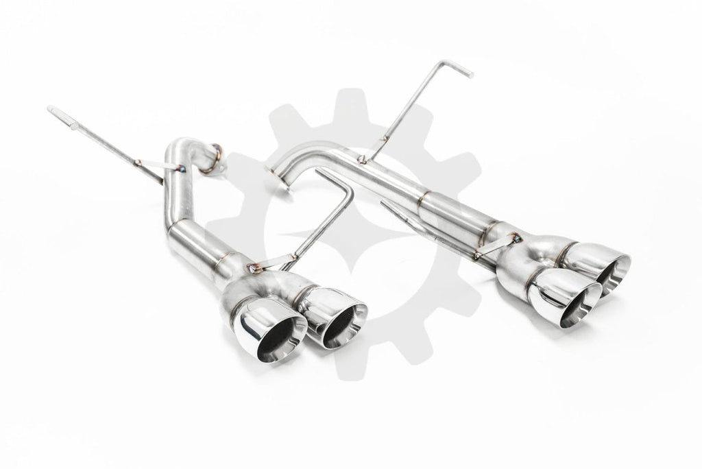 Nameless Performance Axle Back 3" Double Wall Polished Tips 2015-2021 WRX / 2015-2018 STI