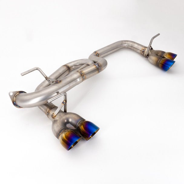 Nameless Performance Quad Exit Axle Back Exhaust Neochrome Tips 2017-2022 Impreza Wagon