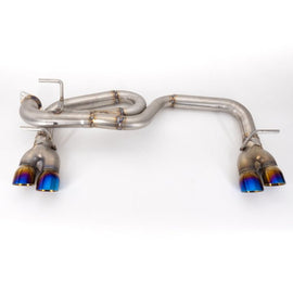 Nameless Performance Quad Exit Axle Back Exhaust Neochrome Tips 2017-2022 Impreza Wagon