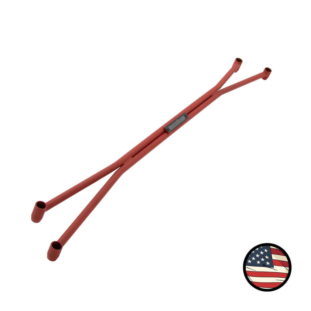 Nameless Performance Red Front Strut Tower Bar 2018-2025 Ascent