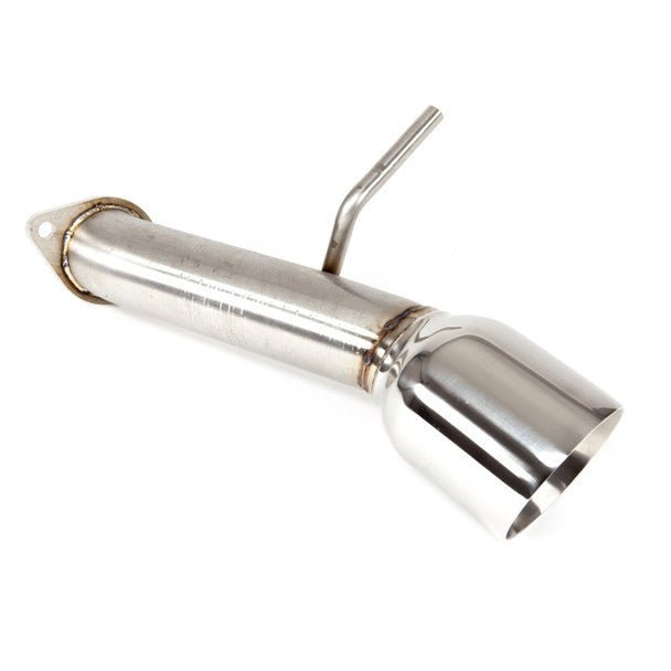 Nameless Single Exit 2.5in Track Pipe w/ 4" Double Wall Polished Tip 13-16 BRZ / 13-16 FRS