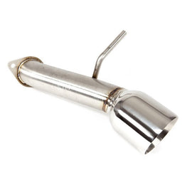 Nameless Single Exit 2.5in Track Pipe w/ 4