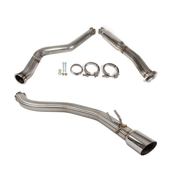 Nameless Performance Track Package Catback W/ 4" Double Wall Polished Tip 15-21 WRX / 15-18 STI