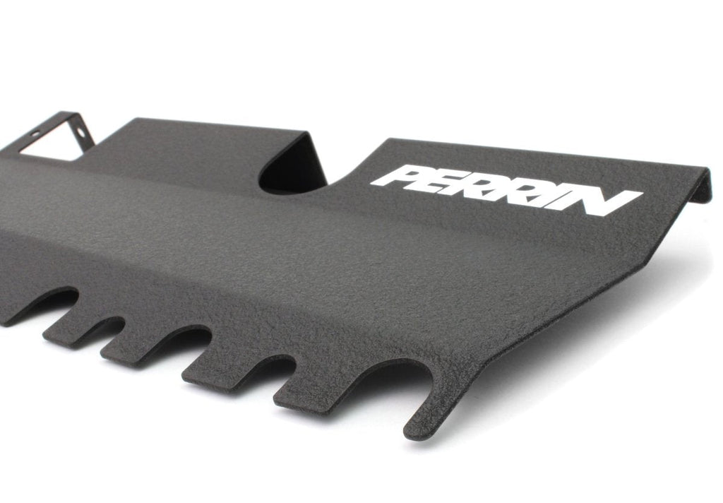 Perrin 2pc Radiator Shroud For Use w/ OEM Intake Scoop Black 2015-2021 WRX / 2015-2021 STI