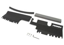 Perrin 2pc Radiator Shroud For Use w/out OEM Intake Scoop Black 2015-2021 WRX / 2015-2021 STI