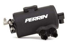 Load image into Gallery viewer, Perrin Air Oil Separator Kit (AOS) Black w/ FMIC 2002-2014 WRX / 2004-2021 STI / 2005-2009 Legacy GT / 2005-2009 Outback XT