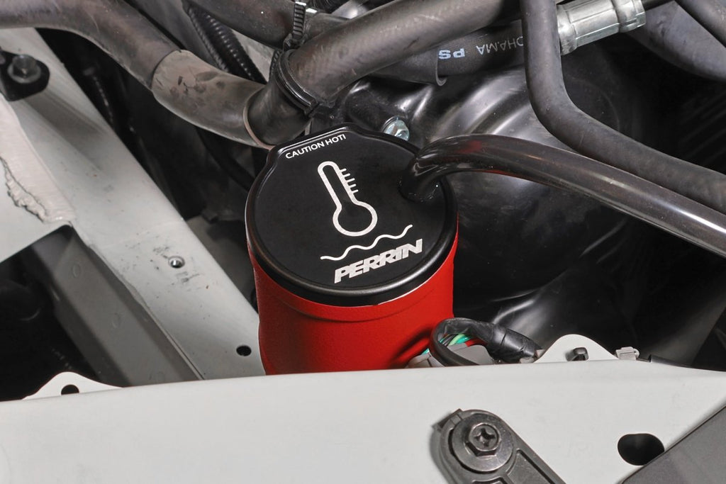 Perrin Coolant Overflow Tank Red 2002-2025 WRX / 2004-2021 STI / 2013-2025 BRZ / 2022-2025 GR86 / 2013-2016 FR-S / 2017-2020 GT86