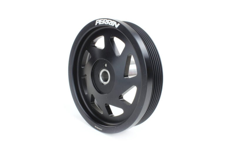 Perrin Crank Pulley Black 2019-2021 WRX / 2015-2016 Impreza / 2015-2019 Legacy / 2016-2018 Forester