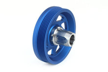 Load image into Gallery viewer, Perrin Crank Pulley Blue 2019-2021 WRX / 2015-2016 Impreza / 2015-2019 Legacy / 2016-2018 Forester
