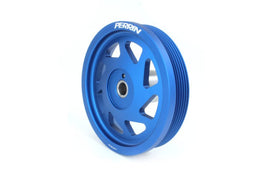 Perrin Crank Pulley Blue 2022-2025 WRX / 2022-2025 BRZ / 2022-2025 GR86 / 2017-2025 Crosstrek / 2019-2025 Ascent / 2019-2025 Forester / 2020-2025 Outback / 2020-2025 Legacy / 2017-2025 Impreza