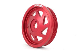 Perrin Crank Pulley Red 2015-2018 WRX / 2014-2018 Forester XT / 2013-2014 Legacy / 2013-2021 BRZ / 2012-2014 Impreza