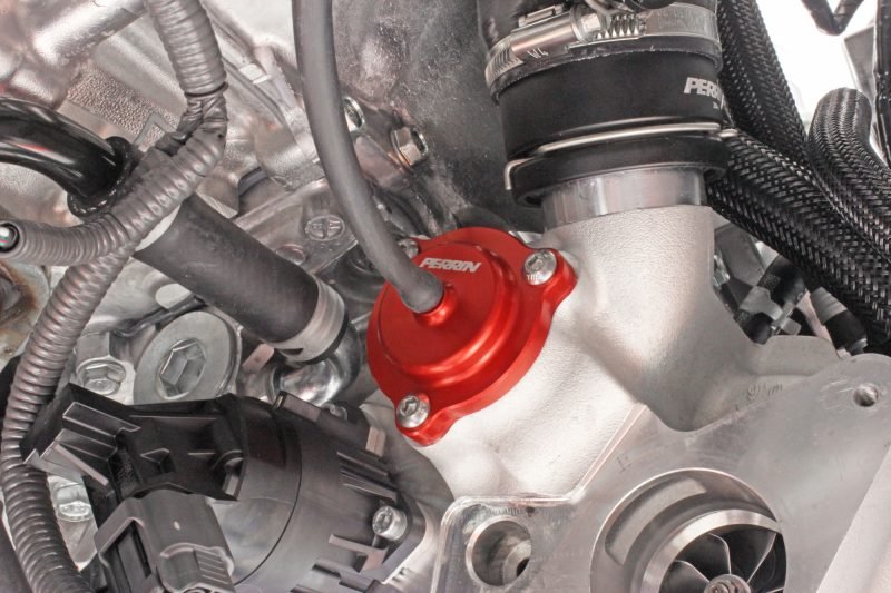 Perrin Diverter Valve Red 2022-2025 WRX / 2019-2025 Ascent / 2020-2025 Legacy XT / 2020-2025 Outback XT / 2022-2025 Outback Wilderness