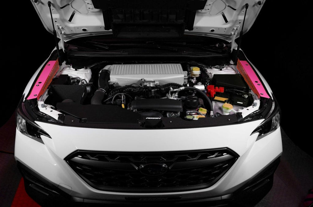 Perrin Fender Shroud Kit Hyper Pink 2022-2025 WRX