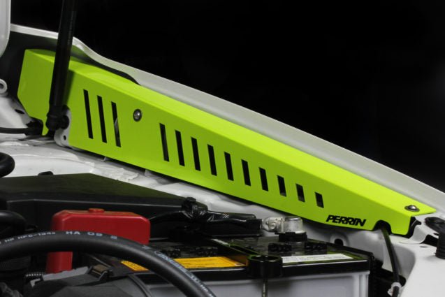 Perrin Fender Shroud Kit Neon Yellow 2015-2021 WRX / 2015-2021 STI