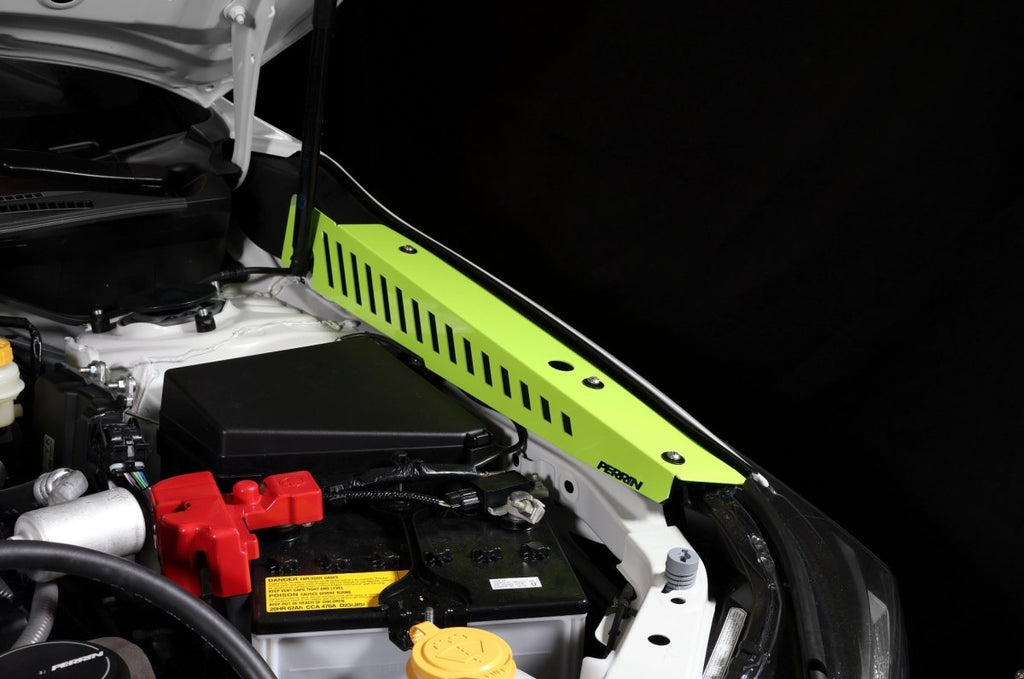 Perrin Fender Shroud Kit Neon Yellow 2022-2025 WRX