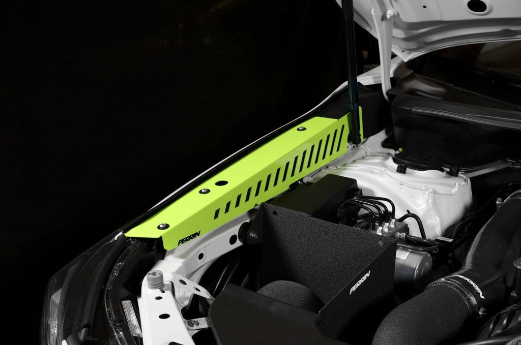 Perrin Fender Shroud Kit Neon Yellow 2022-2025 WRX