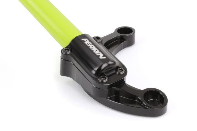 Perrin Front Strut Tower Bar Neon Yellow 2002-2007 WRX / 2004-2007 STI / 2002-2007 Impreza / 2004-2008 Forester XT / 2003-2008 Forester