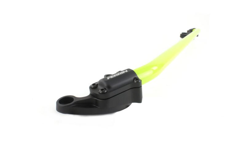 Perrin Front Strut Tower Bar Neon Yellow 2018-2025 Crosstrek / 2018-2025 Impreza / 2019-2025 Forester / 2022-2024 Forester Wilderness