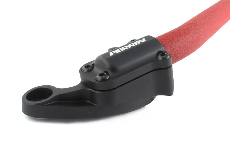 Perrin Front Strut Tower Bar Red 2018-2025 Crosstrek / 2018-2025 Impreza / 2019-2025 Forester / 2022-2024 Forester Wilderness
