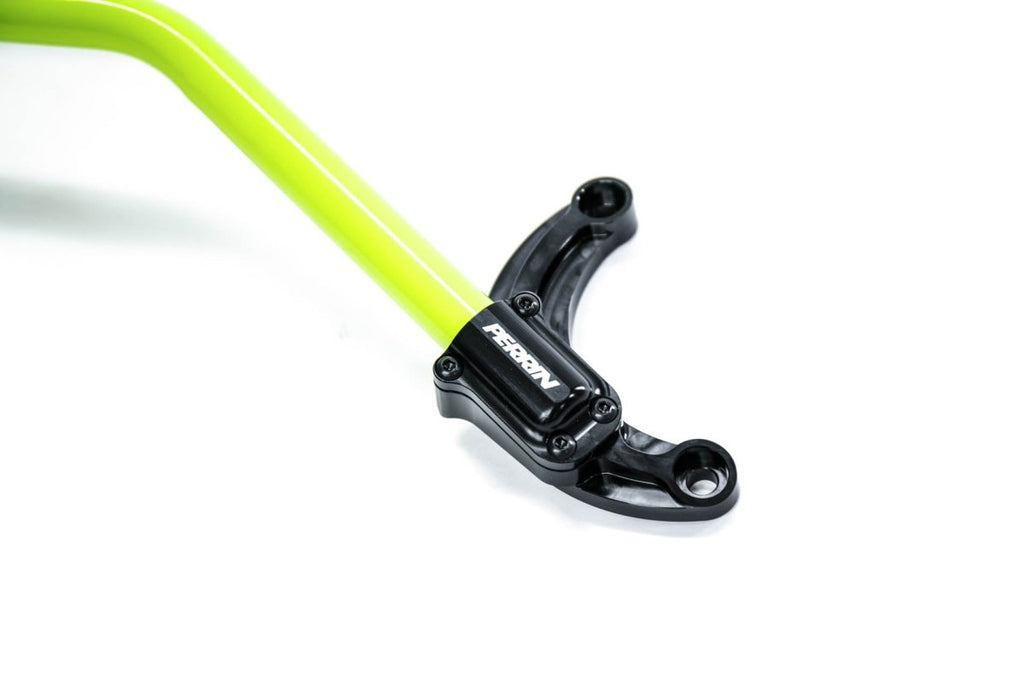 Perrin Front Strut Tower Brace Neon Yellow 2008-2021 WRX / 2008-2021 STI / 2013-2017 Crosstrek / 2014-2018 Forester / 2008-2016 Impreza / 2004-2009 Outback / 2005-2009 Legacy