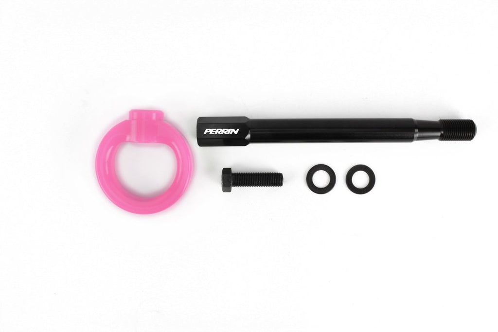 Perrin Front Tow Hook Hyper Pink 2008-2014 WRX / 2008-2014 STI / 2005-2009 Legacy GT / 2008-2011 Impreza