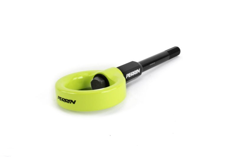 Perrin Front Tow Hook Neon Yellow 2018-2021 WRX / 2018-2021 STI / 2013-2025 BRZ / 2013-2016 FRS / 2017-2021 GT86