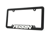 Load image into Gallery viewer, Perrin License Plate Frame Black w/ White Logo Universal