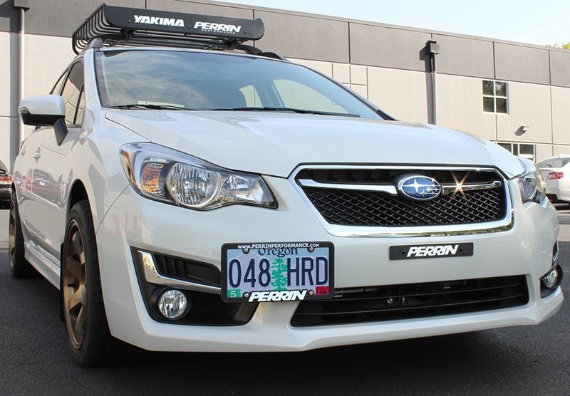 Perrin License Plate Holder 2015-2017 WRX w/out FMIC / 2015-2017 STI w/out FMIC / 2013-2017 Crosstrek / 2012-2016 Impreza