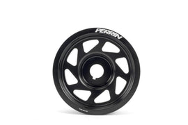 Perrin Lightened Crank Pulley Black 2002-2014 WRX / 2004-2021 STI / 1994-2009 Legacy / 2004-2010 Forester / 2004-2013 Forester XT / 1993-2011 Impreza / 1995-2009 Outback