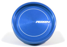 Load image into Gallery viewer, Perrin Oil Cap Round Style Blue Most Subaru Models