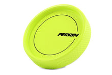 Load image into Gallery viewer, Perrin Oil Cap Round Style Neon Yellow Most Subaru Models