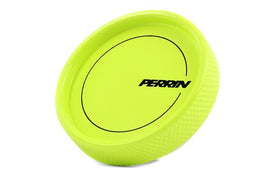 Perrin Oil Cap Round Style Neon Yellow Most Subaru Models