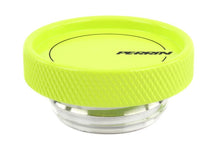 Load image into Gallery viewer, Perrin Oil Cap Round Style Neon Yellow Most Subaru Models