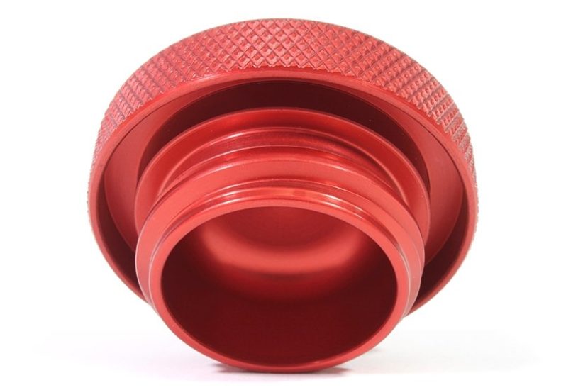 Perrin Oil Cap Round Style Red Most Subaru Models