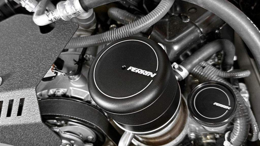 Perrin Oil Filter Cover Black 2015-2025 WRX / 2013-2025 BRZ / 2022-2025 GR86