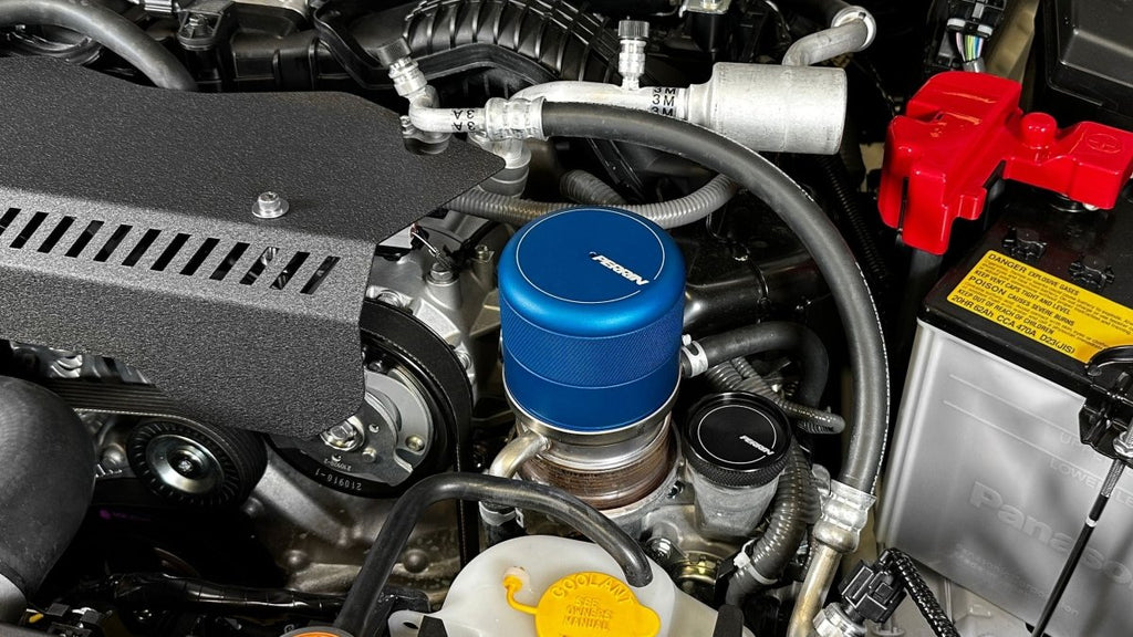 Perrin Oil Filter Cover Blue 2015-2025 WRX / 2013-2025 BRZ / 2022-2025 GR86
