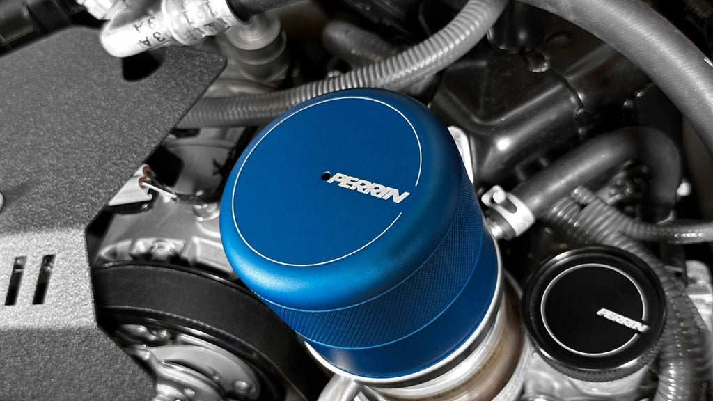 Perrin Oil Filter Cover Blue 2015-2025 WRX / 2013-2025 BRZ / 2022-2025 GR86
