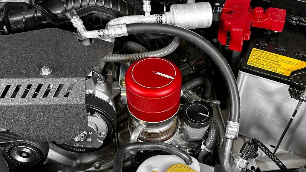 Perrin Oil Filter Cover Red 2015-2025 WRX / 2013-2025 BRZ / 2022-2025 GR86