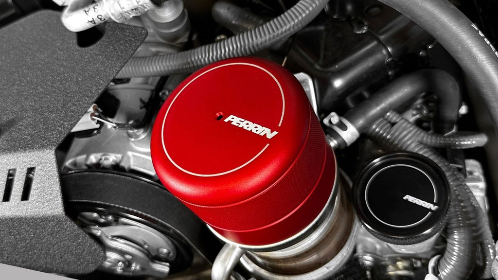 Perrin Oil Filter Cover Red 2015-2025 WRX / 2013-2025 BRZ / 2022-2025 GR86